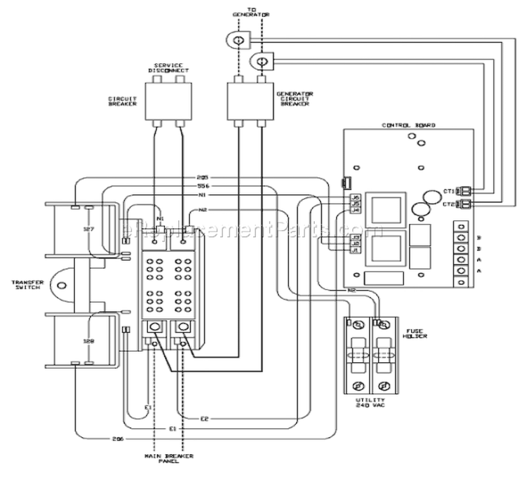 Page C Diagram and Parts List for 071024-0  Briggs and Stratton Generator